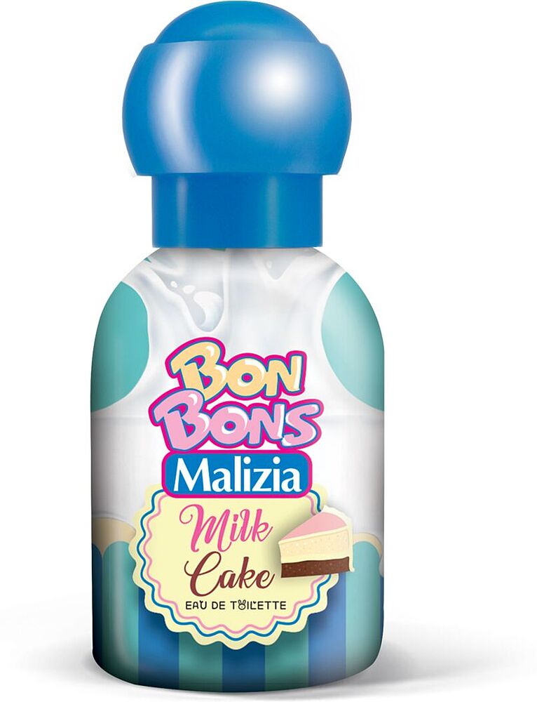 Հարդարաջուր մանկական «Malizia Bon Bons Milk Cake» 50մլ


