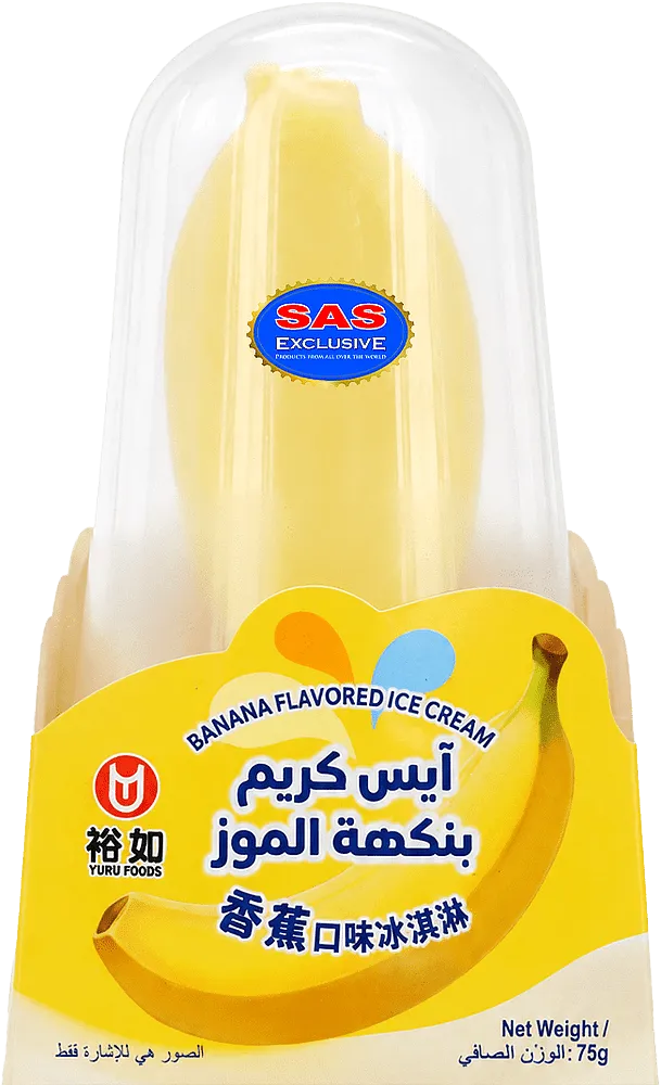 Պաղպաղակ բանանի «Yuru Foods Banana» 75գ