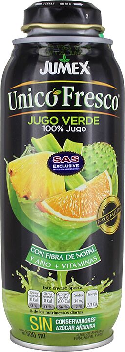 Juice "Jumex Unico Fresco" 500ml Pineapple, nopal & celery