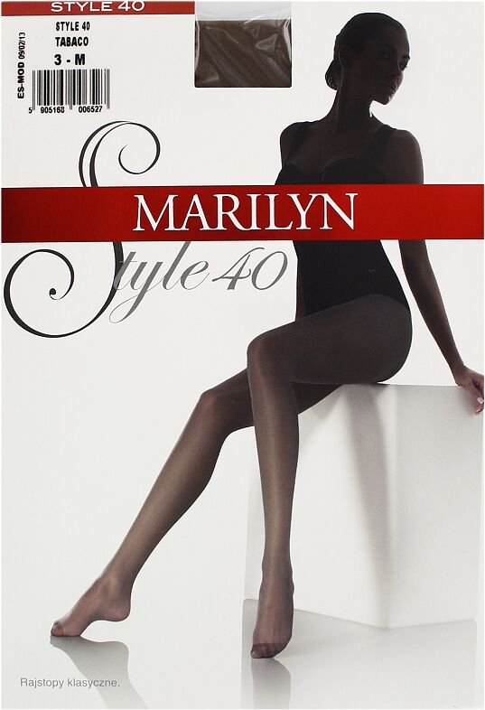 Колготки "Marilyn Style 40 Den N3" Табачный цвет 
