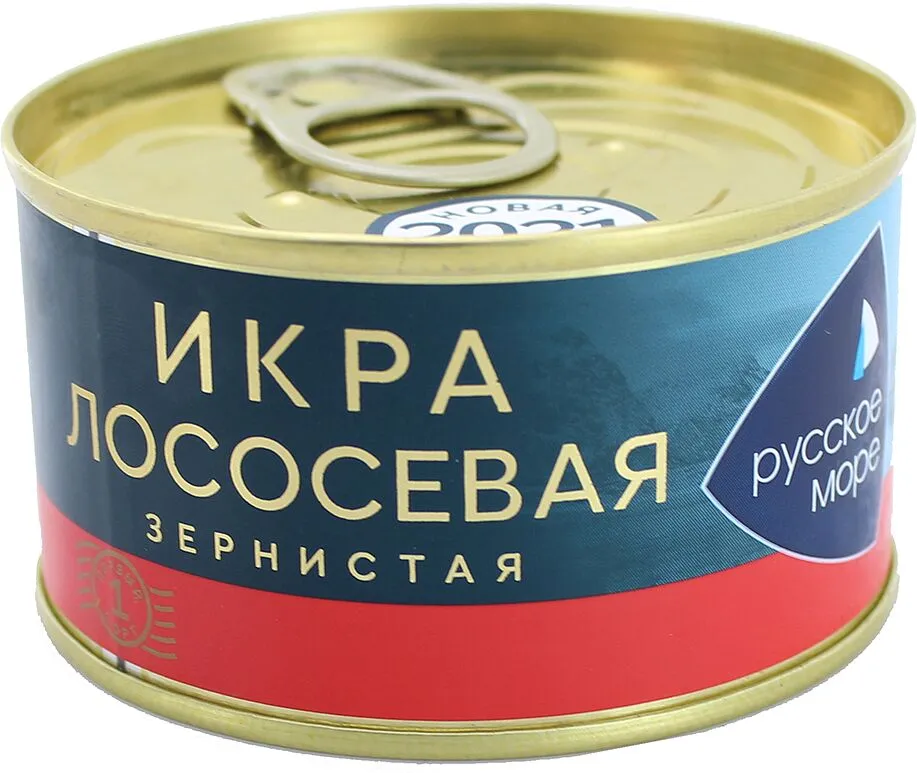Ձկնկիթ կարմիր «Русское Море» 140գ 
