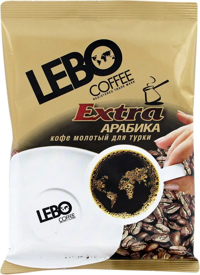 Ground coffee "Lebo Arabica Extra" 100g