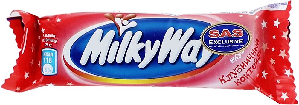 Շոկոլադե բատոն «Milky Way» 26գ