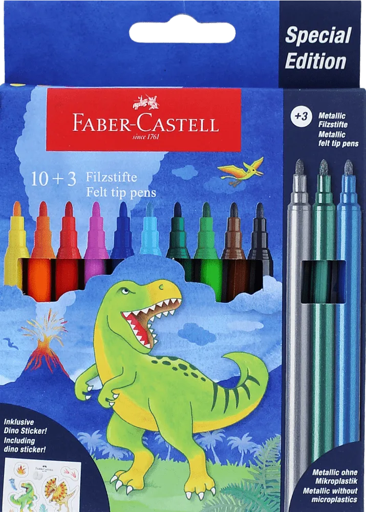 Colour felt-tip pen "Faber-Castell" 13 pcs
