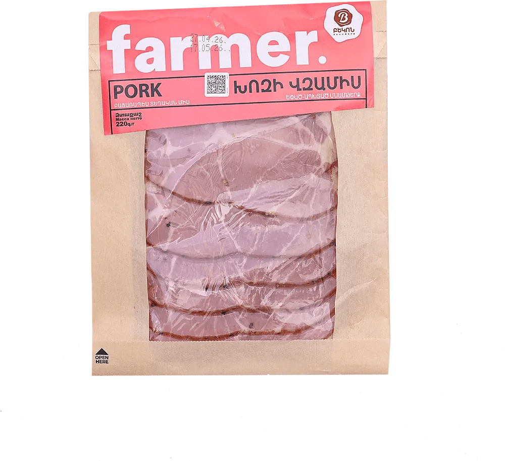 Pork neck "Bacon Farmer" 220g