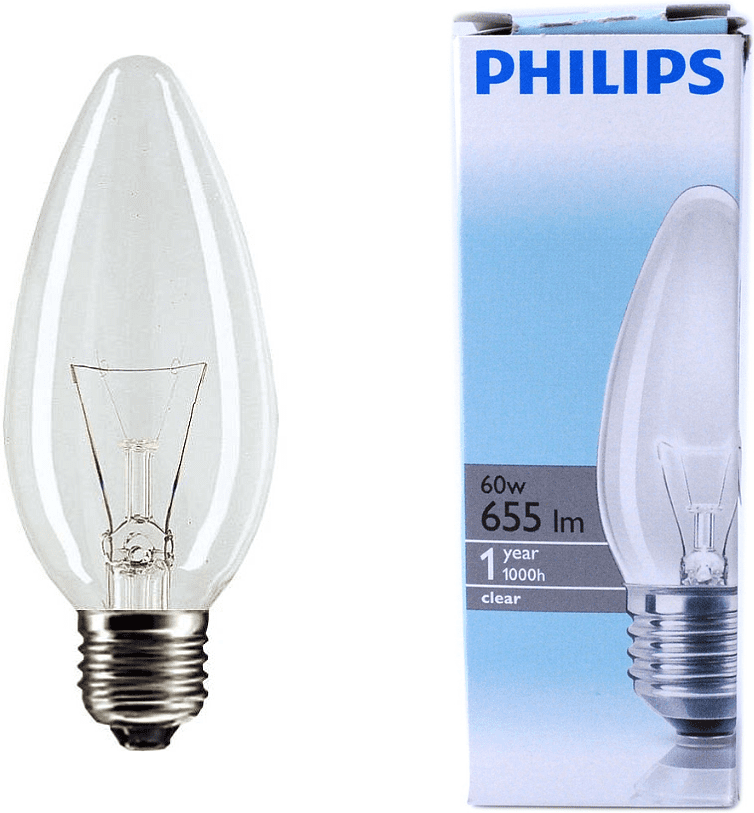 Light bulb transaprent "Philips 60W" 