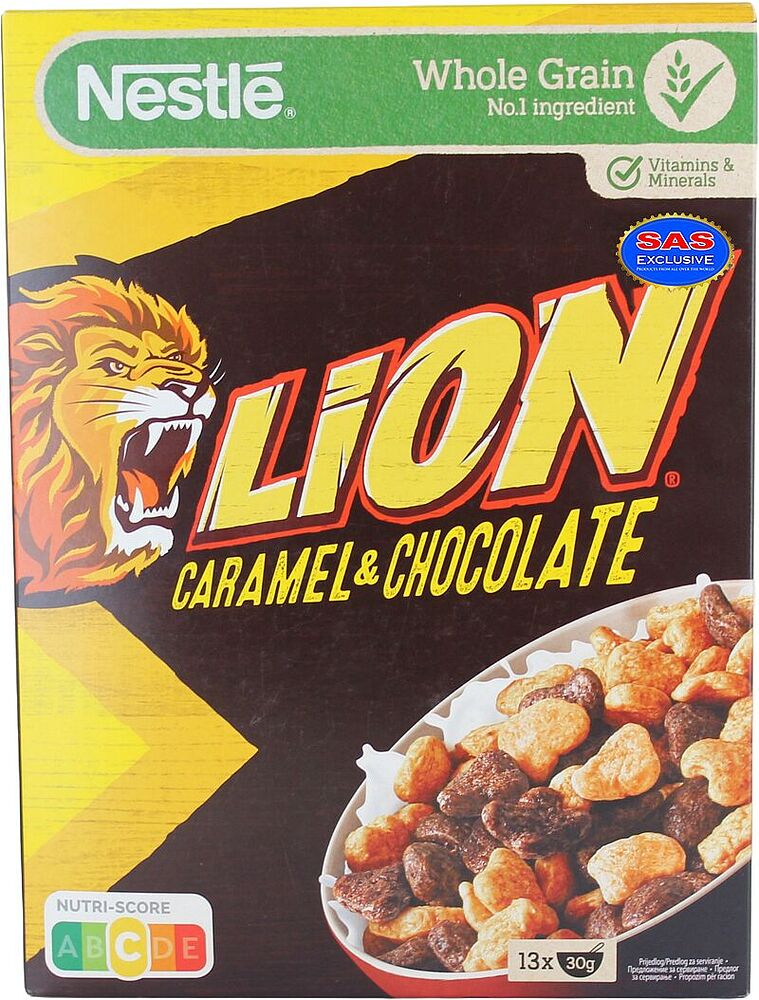 Готовый завтрак "Nestle Lion" 400г