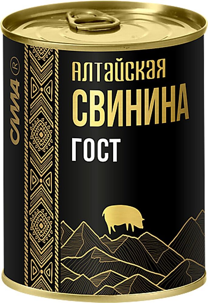Stewed pork "Altayskiy" 338g
