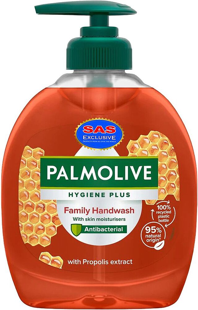 Antibacterial liquid soap «Palmolive Hygiene Plus» 300ml
