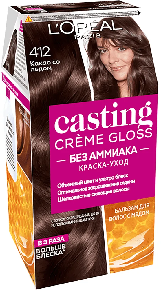 Մազի ներկ «Loreal Paris Casting Crème Gloss» №412