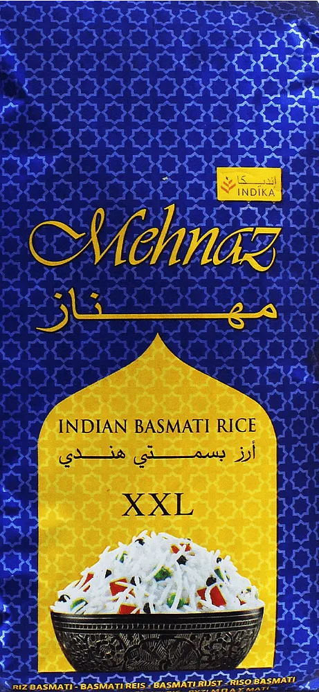 Long grain rice "Mehnaz Basmati XXL" 1kg