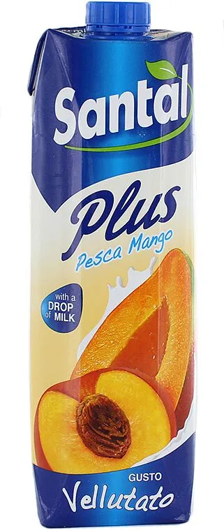 Peach & mango juice "Santal" 1l 