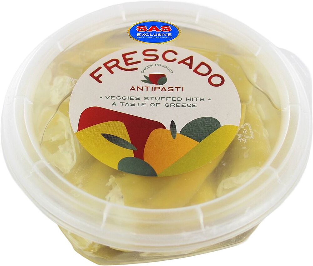 Перец зеленый фаршированный сыром "Frescado" 250г