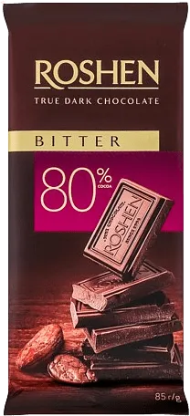 Շոկոլադե սալիկ դառը «Roshen Bitter» 85գ