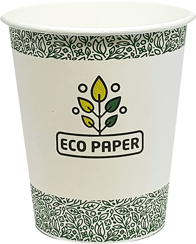 Стаканы одноразовые средние бумажные "Eco Paper" 6 шт.