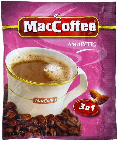Սուրճ լուծվող «Mac Coffee Amaretto»  18գ