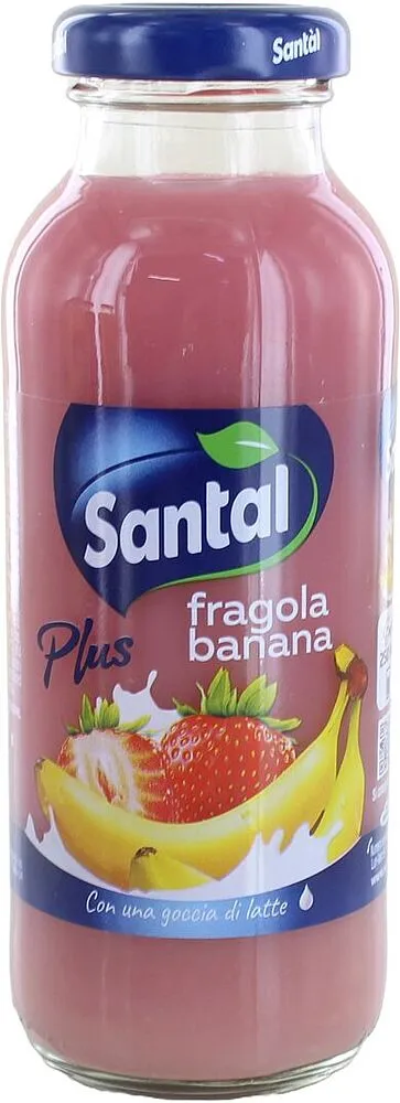 Strawberry & banana juice "Santal Plus" 250ml 