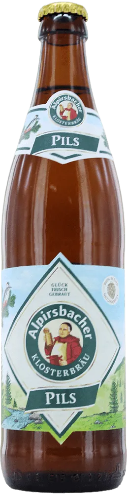 Пиво "Alpirsbacher Klosterbräu Pils" 0.5л