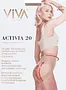 Bronze tights "Viva Activia 20 Den 2-S"