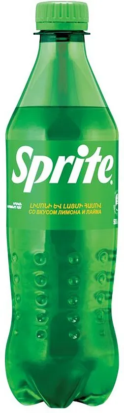 Refreshing carbonated drink "Sprite" 0.5l Lemon & lime