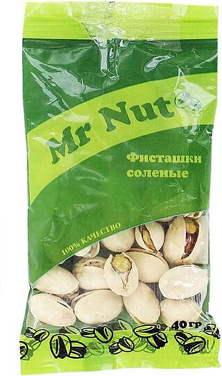 Պիստակ աղով «Mr Nut» 40գ