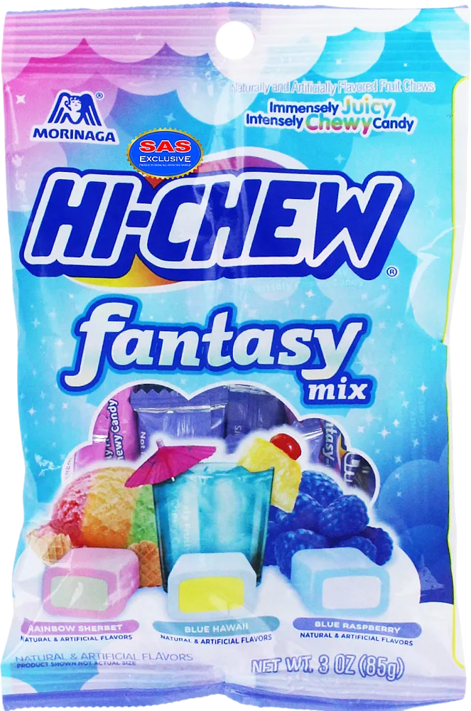 Մաստակ-կոնֆետ մրգային «Morinaga Hi-Chew Fantasy Mix» 85գ	
