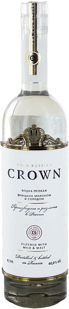 Vodka "Crown Gold" 0.5l
