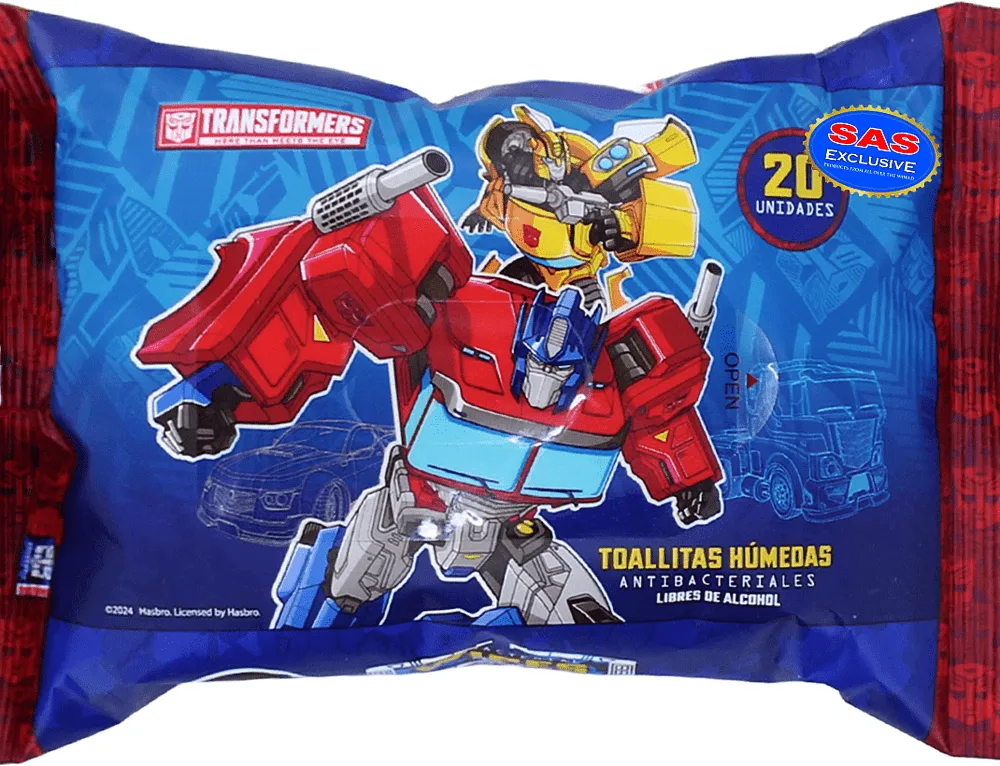 Kids wet wipes "Nevada Transformers" 20 pcs
