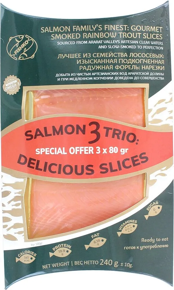 Smoked trout "Fishko" 240g
