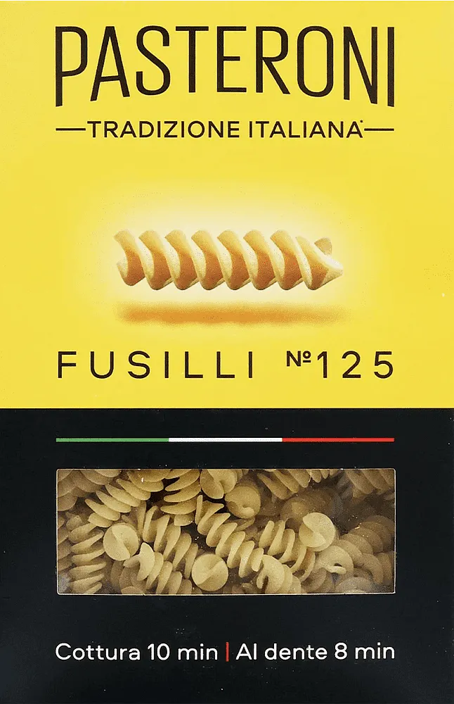 Pasta "Pasteroni Fusilli №125" 400g
