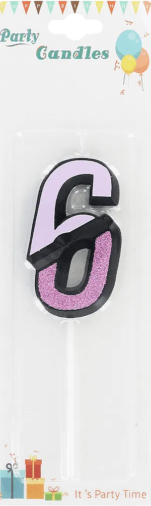 Մոմ ծննդյան «Party Candles» N6
