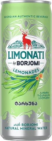 Tarragon lemonade "Borjomi" 330ml 
