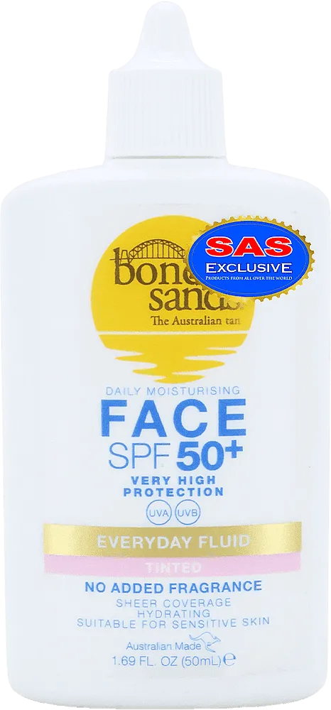 Արևապաշտպան երանգավորող դեմքի կրեմ «Bondi Sands 50SPF» 50մլ
