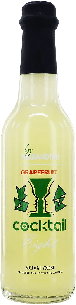 Alcoholic grapefruit flavored cocktail "Nalbandyan Eight" 0.33l
