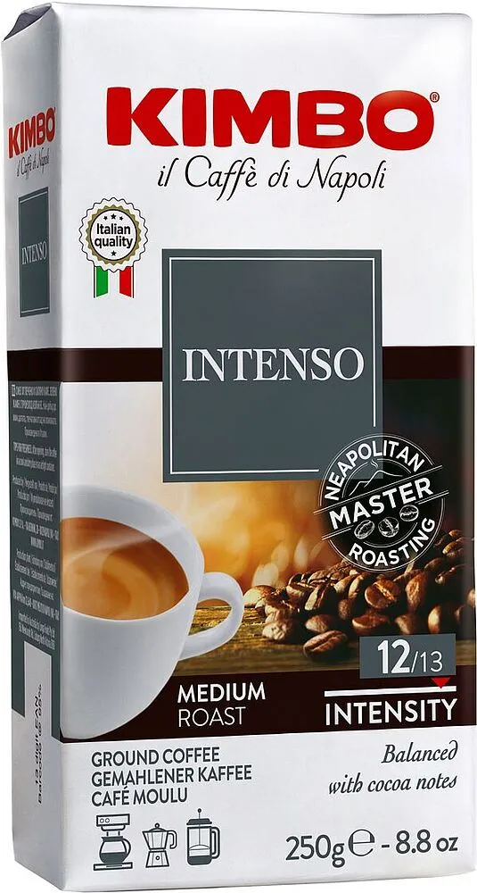 Ground coffee "Kimbo Aroma Intenso" 250g