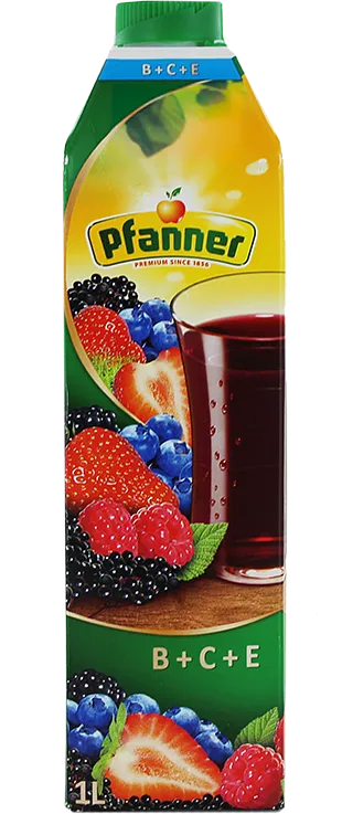 Berry juice "Pfanner B+C+E" 1l 
