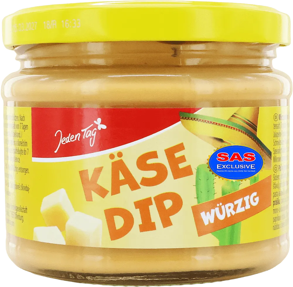 Cheese sauce "Jeden Tag Kase Dip Wurzig" 285g
