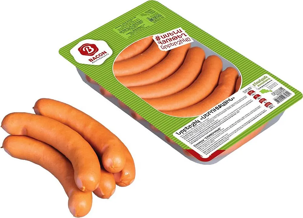 Creamy sausage "Bacon"