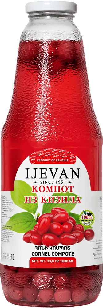 Cornel compote "Ijevan" 1l 
