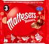 Шоколадная плитка с кусочками солода "Maltesers Teasers" 105г 