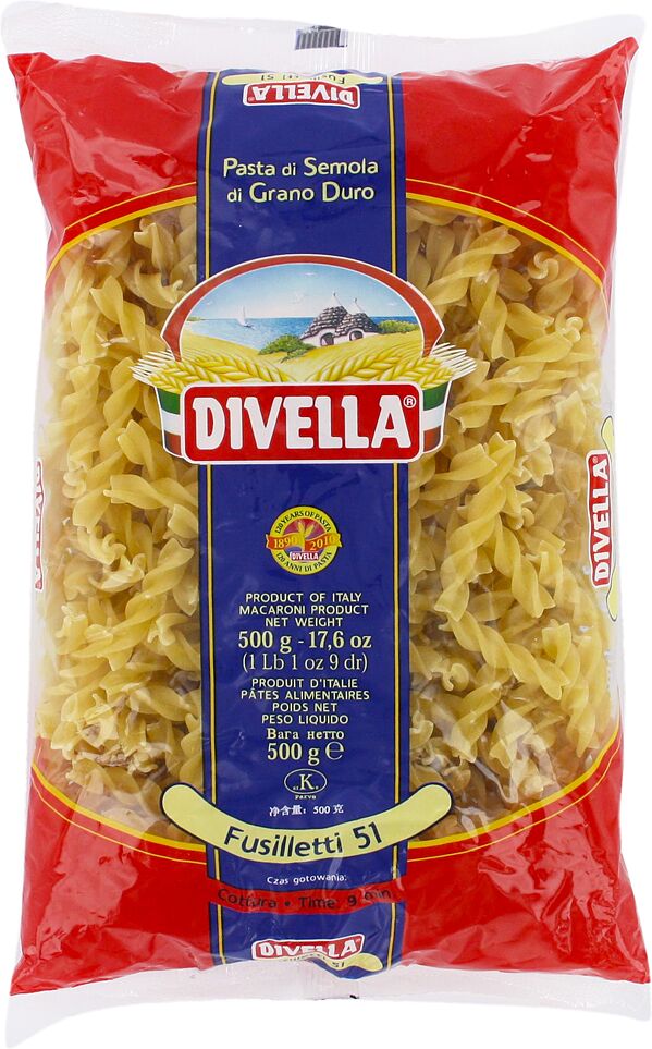 Pasta ''Divella Fusilletti № 51