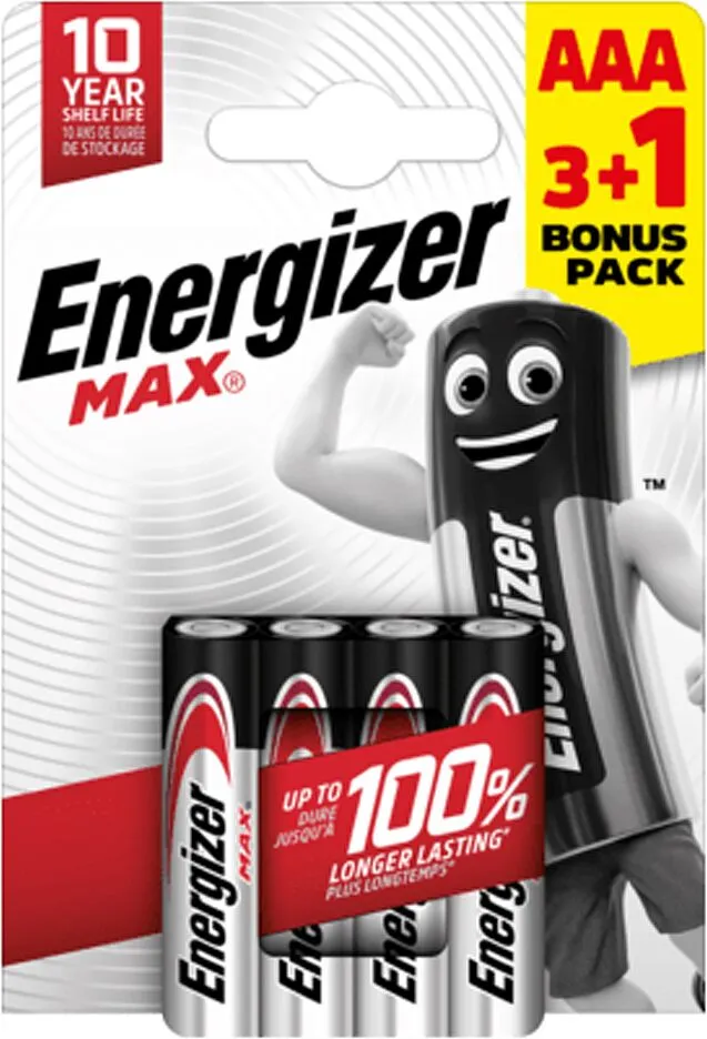 Battery "Energizer Max AAA" 4 pcs
