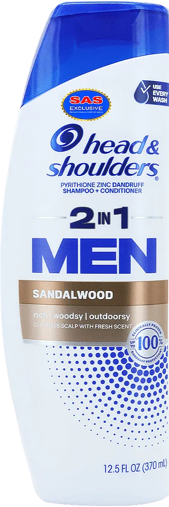 Շամպուն-կոնդիցիոներ «Head & Shoulders Men 2 in 1 Sandalwood» 370մլ
