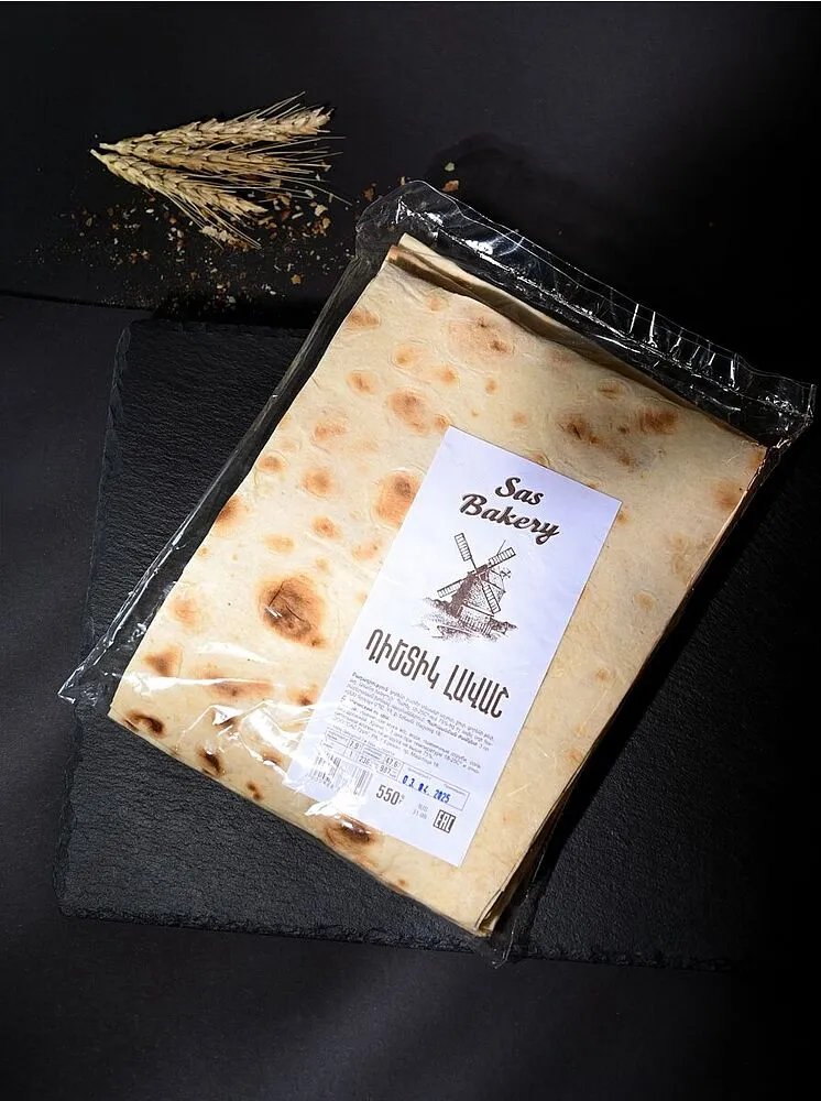 Dietary lavash, sliced "SAS Bakery" 550g