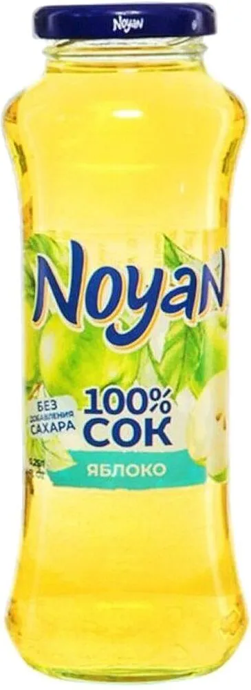 Сок яблочный "Ноян" 0,25л 
