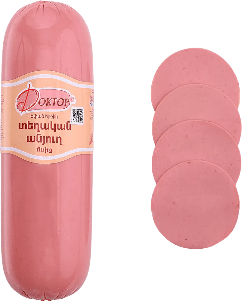 Boiled sausage "Bacon Doctor"
