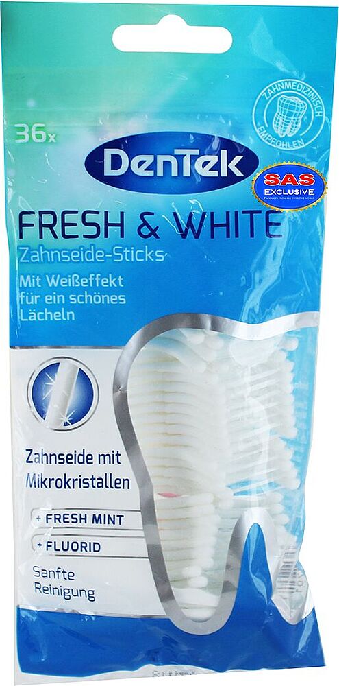 Tooth floss "DenTek Fresh & White"
