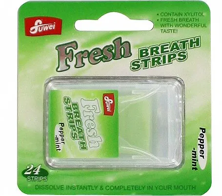 Breath freshening strips "Fuwei"