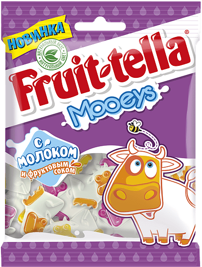 Մարմելադե կոնֆետներ «Fruittella Mooeys» 65գ
