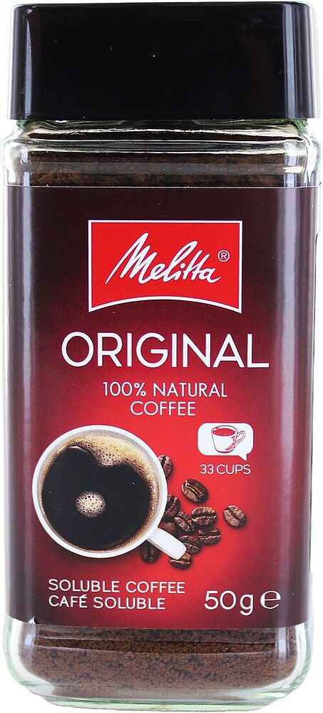 Instant coffee "Melitta Original" 50g
